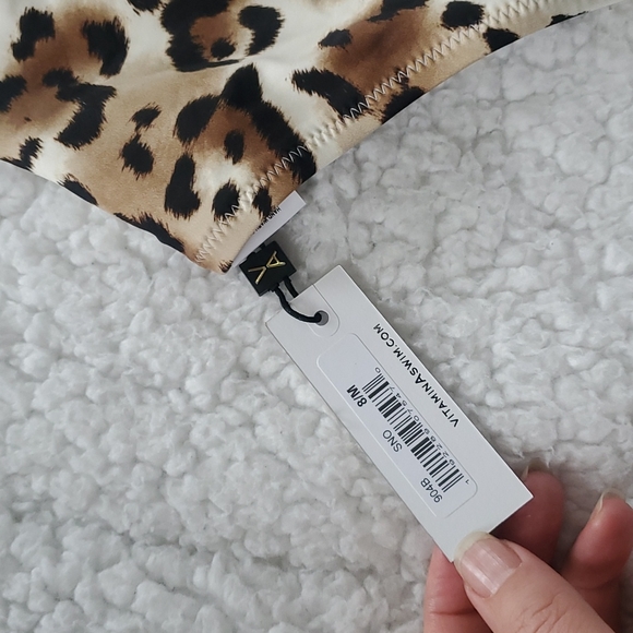 Vitamin A Bikini Set Brown and Wild Cat Print - Picture 4 of 17